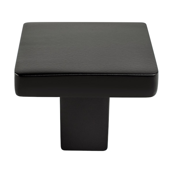 Berenson Contemporary Advantage One Matte Black Square Knob 0951-1055-P - main
